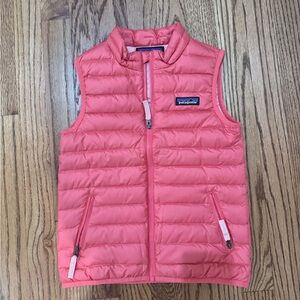 Patagonia Coral and Light Pink Vest